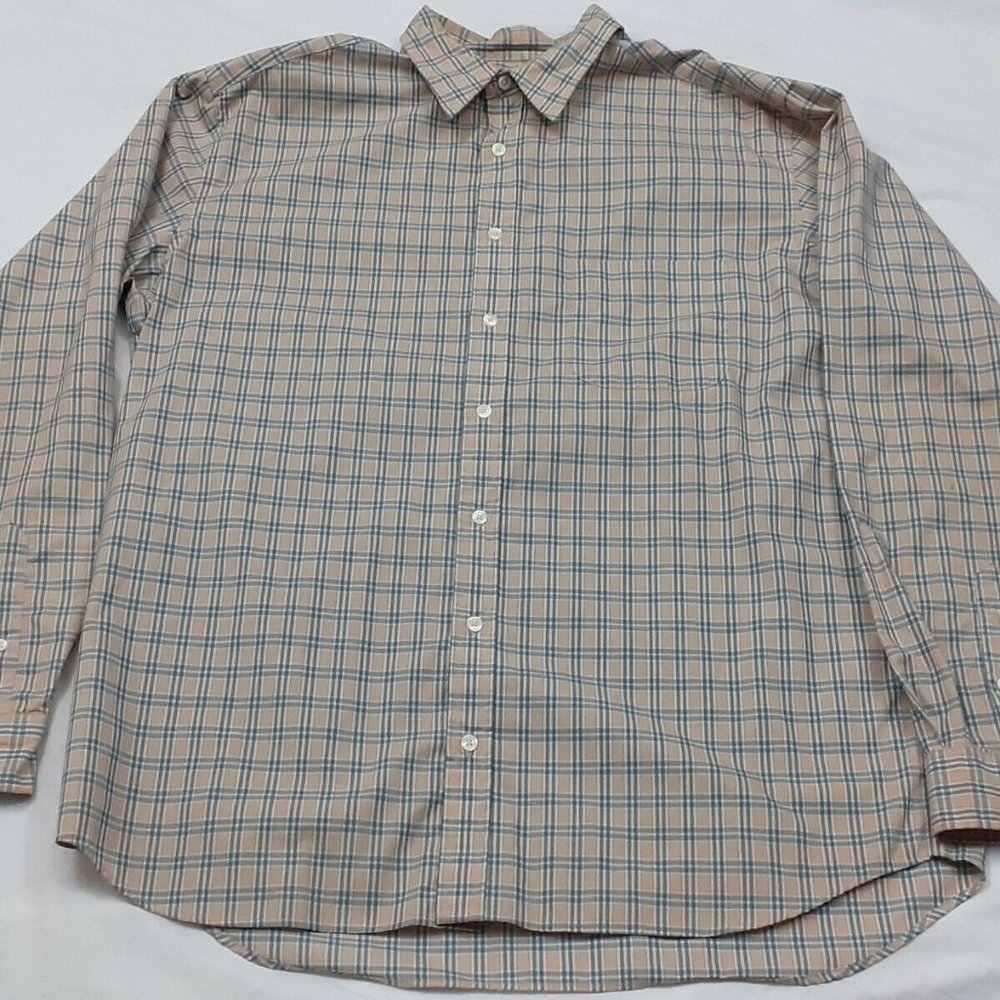 Eddie Bauer Shirt Long Sleeve Shirt Tall Sz Large